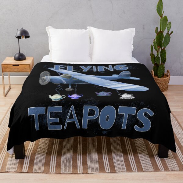 Item preview, Flying teapots airplane designed and sold by youraircraftart.