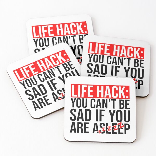 Item preview, Life hack you can't be sad if you are asleep designed and sold by Bigilyy.