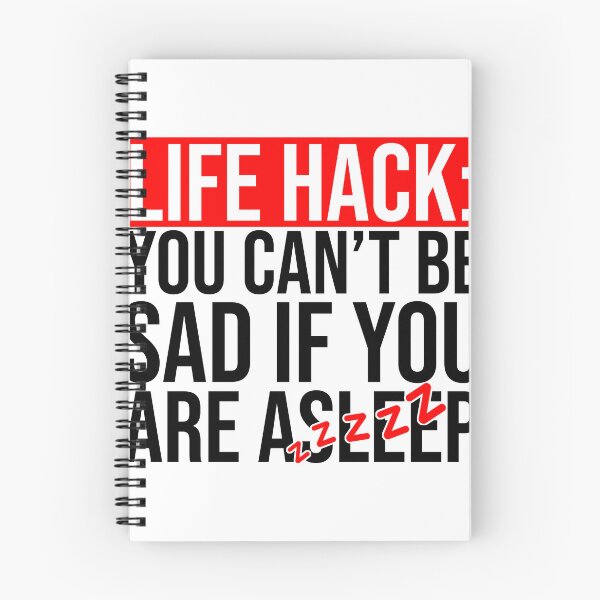 Item preview, Life hack you can't be sad if you are asleep designed and sold by Bigilyy.