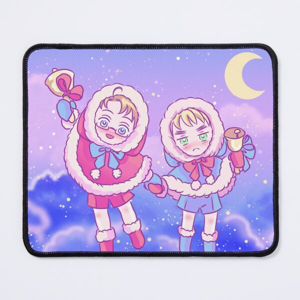 Item preview, Pastel Christmas chibi USUK designed and sold by CineMairon.