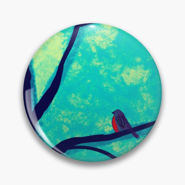 Item preview, Turquoise tree of life, colour happy tree birds,happy art designed and sold by wrightsonarts.
