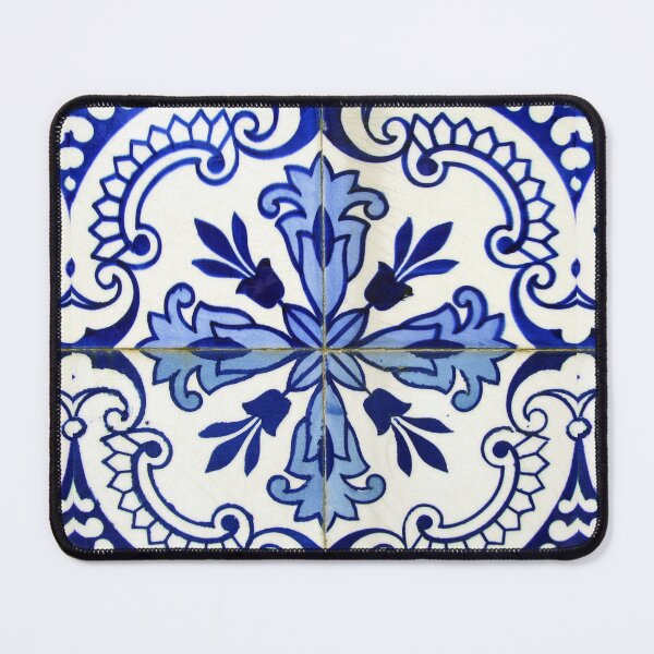 Item preview, Blue and white patterned Portuguese azulejos, Porto designed and sold by Julie Dawn Fox.
