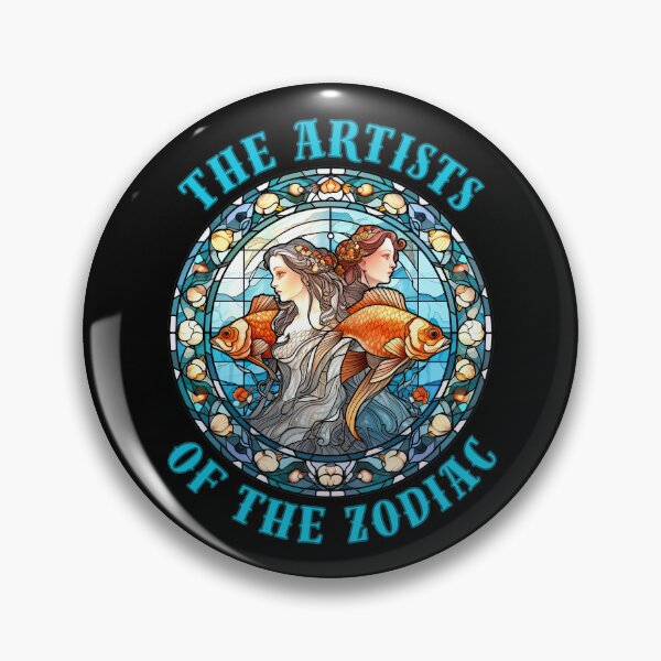 Item preview, The Artists Of The Zodiac. pisces sign designed and sold by ZodiacWonders.