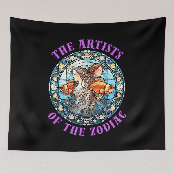 Item preview, The Artists Of The Zodiac. pisces horoscope designed and sold by ZodiacWonders.