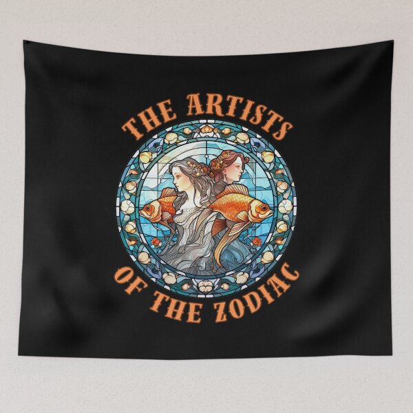 Item preview, The Artists Of The Zodiac. pisces season designed and sold by ZodiacWonders.