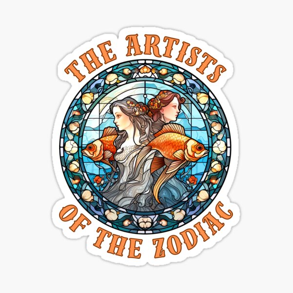 Item preview, The Artists Of The Zodiac. pisces season designed and sold by ZodiacWonders.