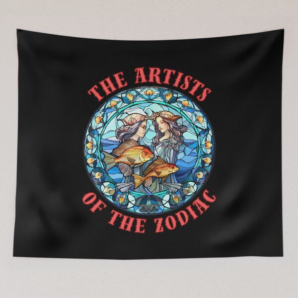 Item preview, The Artists Of The Zodiac. pisces funny designed and sold by ZodiacWonders.