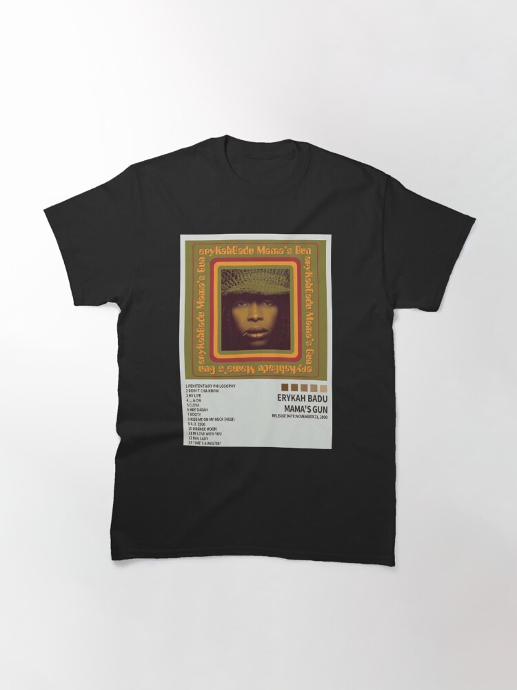 Discover Erykah Badu Singer Inspired Masterpiece Classic T-Shirt