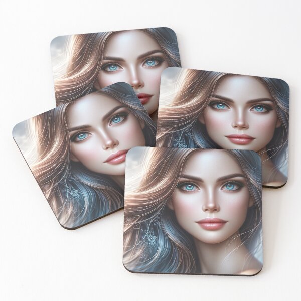Item preview, Realistic Portrait of a Beautiful Woman designed and sold by FIYARO.