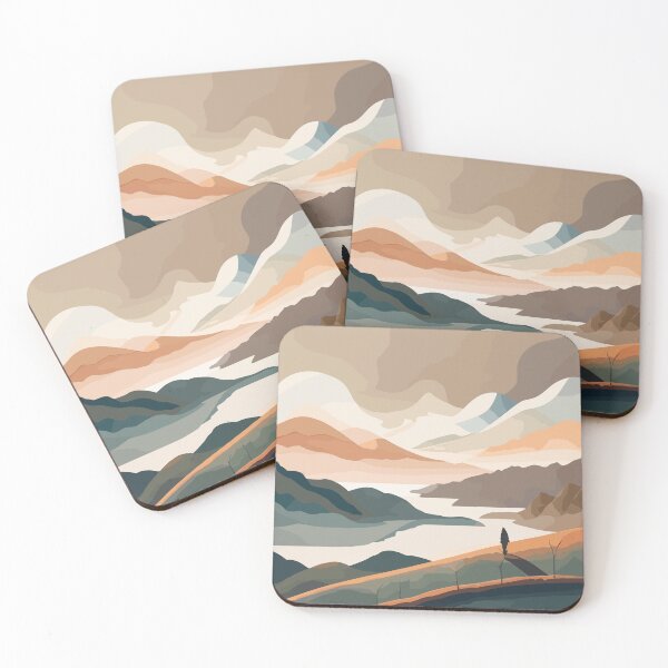 Item preview, Watercolor Mountain Scape With Calm River Stream - Phone Cases designed and sold by thespecialtyhub.