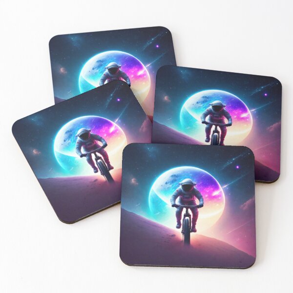 Item preview, An Astronaut On A Bicycle, Space Age designed and sold by vuslatmedia.