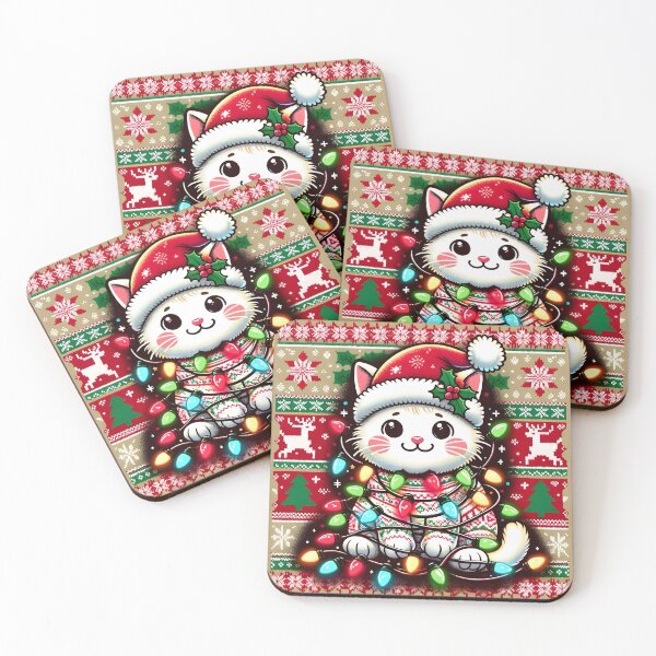 Item preview, christmas kitty designed and sold by Caloop-designs.