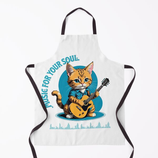 Item preview, Animal-Music Fusion: Cat with Guitar in Digital designed and sold by Artedig.