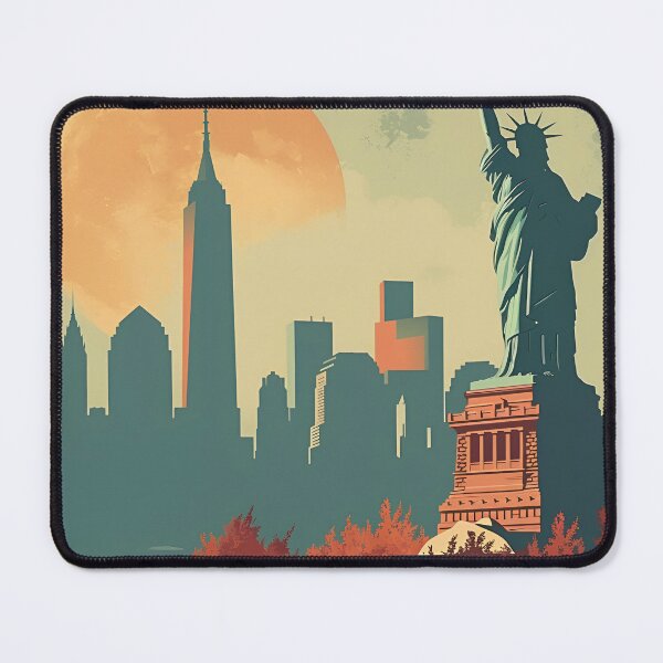 Item preview, "Retro Journey to Landmarks" designed and sold by APARTAI EU.