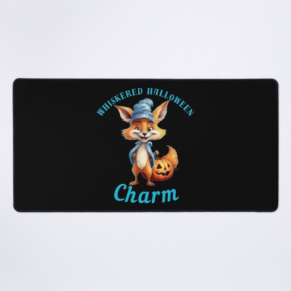 Item preview, Whiskered Halloween Charm. fox face designed and sold by FoxVibes.