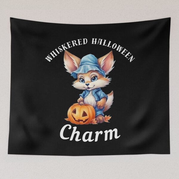 Item preview, Whiskered Halloween Charm. fox quote designed and sold by FoxVibes.