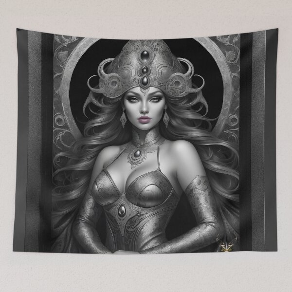 Item preview, Portrait Of Leonari Linai Gorgeous AI Concept Art Portrait by Xzendor7 designed and sold by Xzendor7 Digital Art Creations.