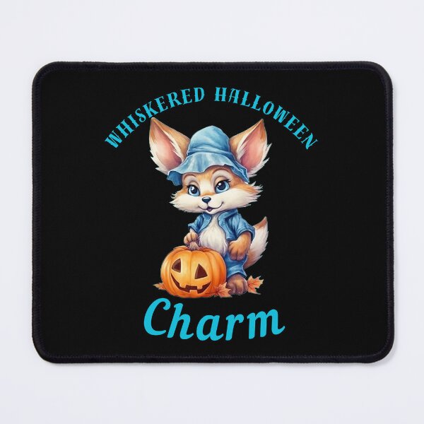 Item preview, Whiskered Halloween Charm. vintage fox designed and sold by FoxVibes.