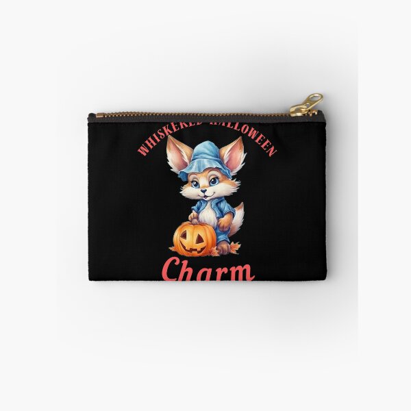 Item preview, Whiskered Halloween Charm. retro fox designed and sold by FoxVibes.