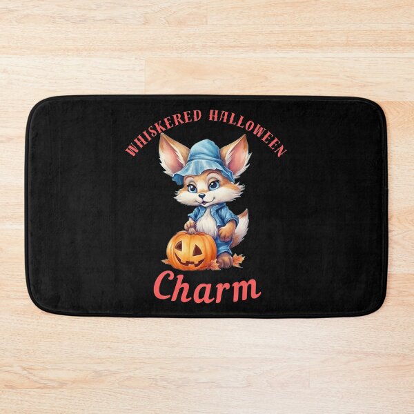 Item preview, Whiskered Halloween Charm. retro fox designed and sold by FoxVibes.