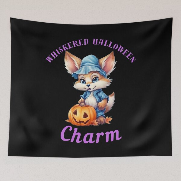 Item preview, Whiskered Halloween Charm. fox boho designed and sold by FoxVibes.
