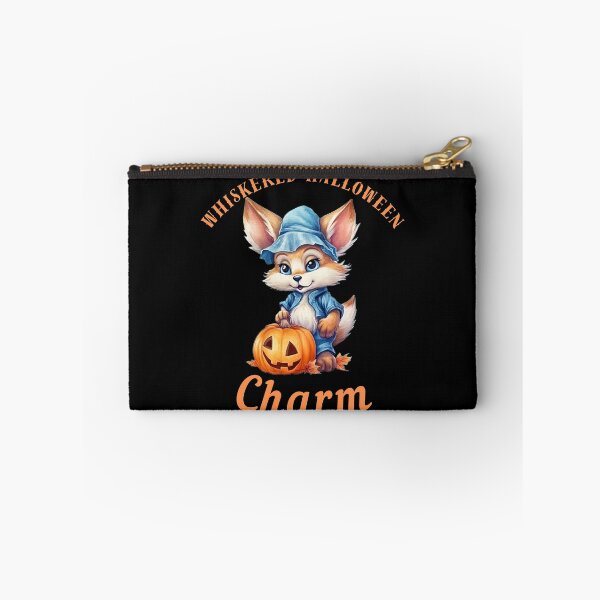 Item preview, Whiskered Halloween Charm. fox watercolor designed and sold by FoxVibes.