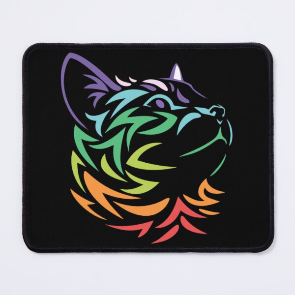 Item preview, colorful cat graphic design designed and sold by LionessLove.