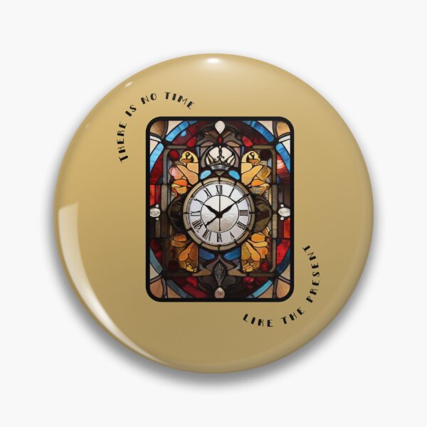 Artikelvorschau, No Time Like the Present Temporal Tapestry: Time Mosaic in Stained Glass entworfen und verkauft von SashinkaShop.