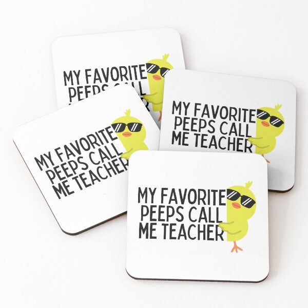 Item preview, My Favorite Peeps Call Me Teacher Easter designed and sold by anaraee.