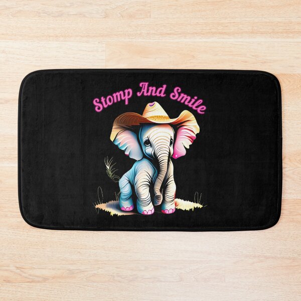Item preview, Stomp And Smile. elephant head designed and sold by ElephantVibes.