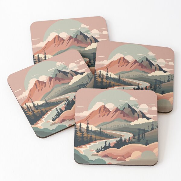 Item preview, A River Between Colorful Mountains - Phone Cases designed and sold by thespecialtyhub.