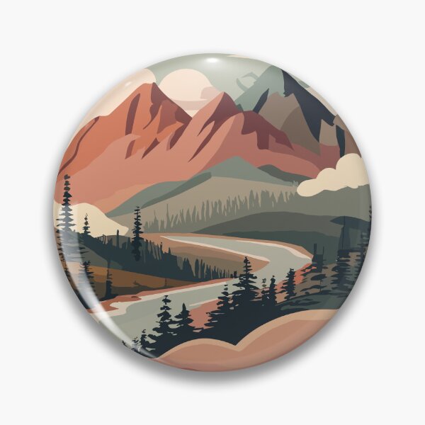 Item preview, A River Between Colorful Mountains - Phone Cases designed and sold by thespecialtyhub.