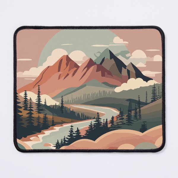 Item preview, A River Between Colorful Mountains - Phone Cases designed and sold by thespecialtyhub.