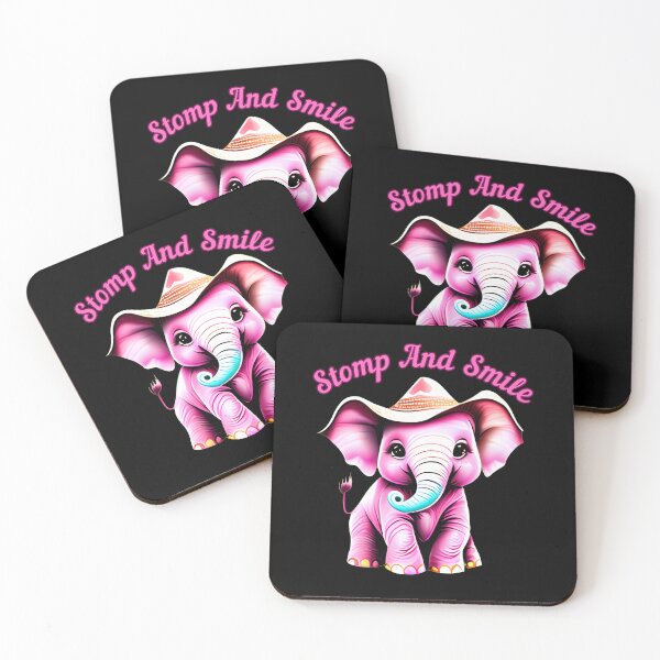 Item preview, Stomp And Smile. elephant saying designed and sold by ElephantVibes.