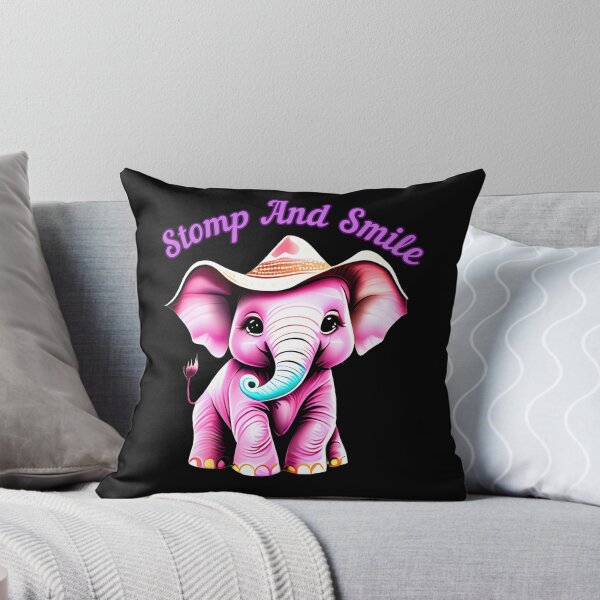 Item preview, Stomp And Smile. elephant quote designed and sold by ElephantVibes.
