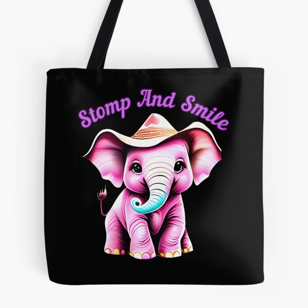 Item preview, Stomp And Smile. elephant quote designed and sold by ElephantVibes.