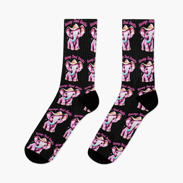 Item preview, Stomp And Smile. elephant saying designed and sold by ElephantVibes.