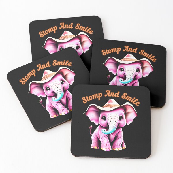 Item preview, Stomp And Smile. Flower elephant designed and sold by ElephantVibes.