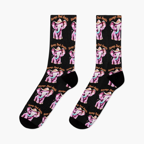 Item preview, Stomp And Smile. Flower elephant designed and sold by ElephantVibes.