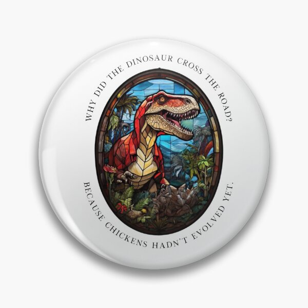 Item preview, Why Did the Jurassic Dino Cross the Road? Prehistoric Mosaic: designed and sold by SashinkaShop.