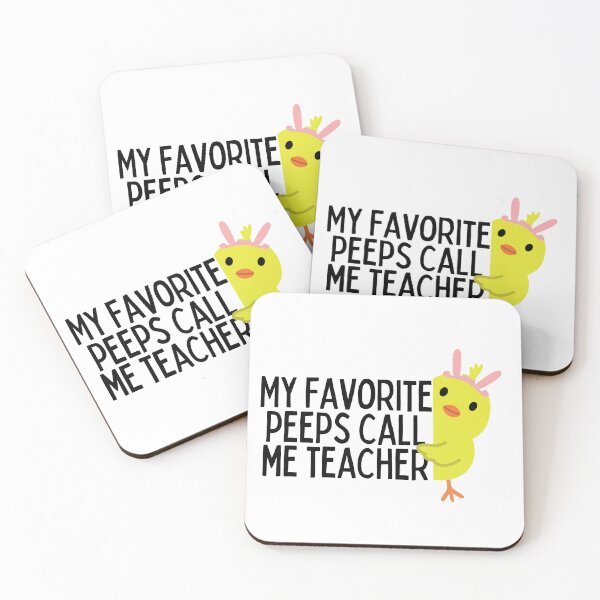 Item preview, My Favorite Peeps Call Me Teacher Easter designed and sold by anaraee.