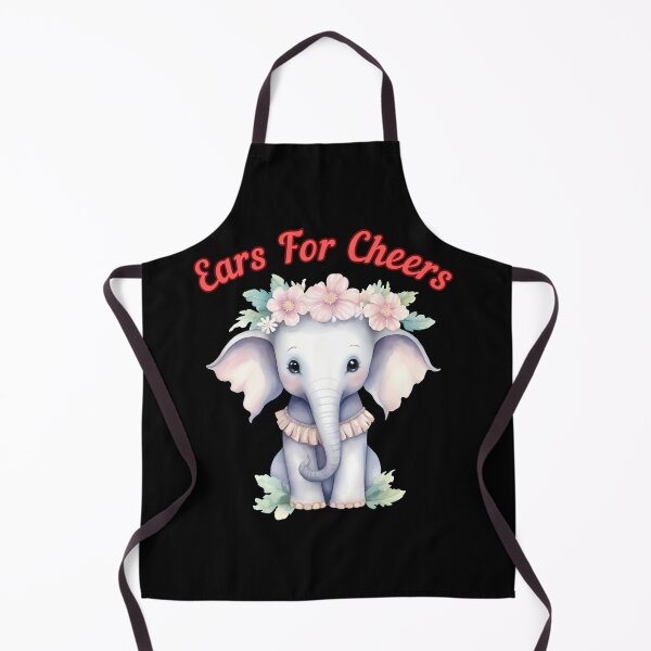 Item preview, Ears For Cheers. colorful elephant designed and sold by ElephantVibes.