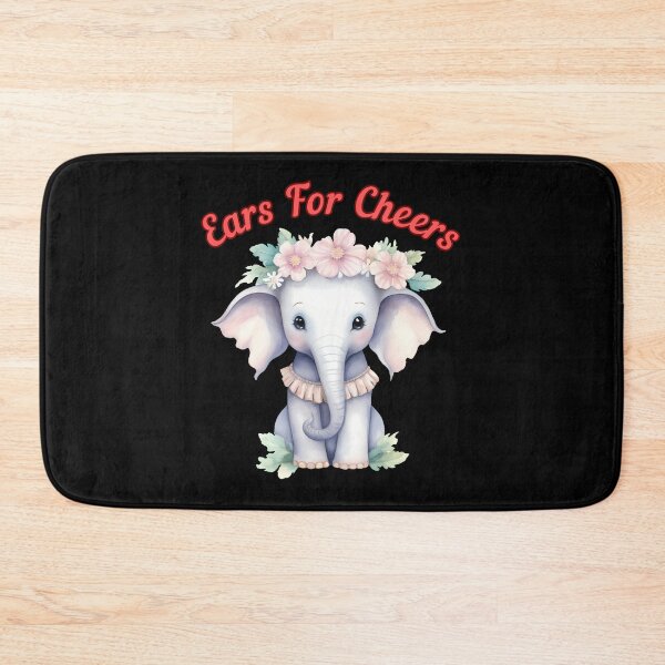Item preview, Ears For Cheers. colorful elephant designed and sold by ElephantVibes.