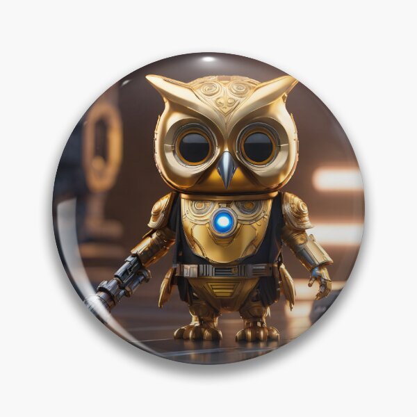 Item preview, Robot Owl is training to fight. designed and sold by BotunPeony.
