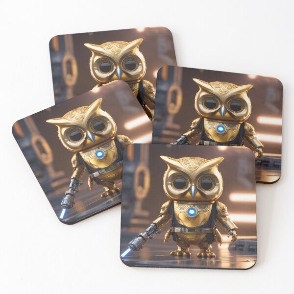 Item preview, Robot Owl is training to fight. designed and sold by BotunPeony.