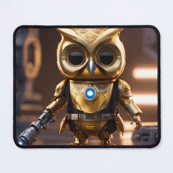 Item preview, Robot Owl is training to fight. designed and sold by BotunPeony.