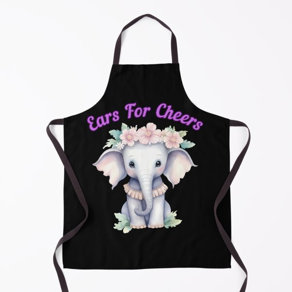 Item preview, Ears For Cheers. elephant face designed and sold by ElephantVibes.
