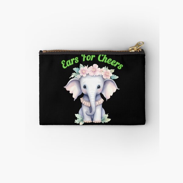 Item preview, Ears For Cheers. elephant portrait designed and sold by ElephantVibes.