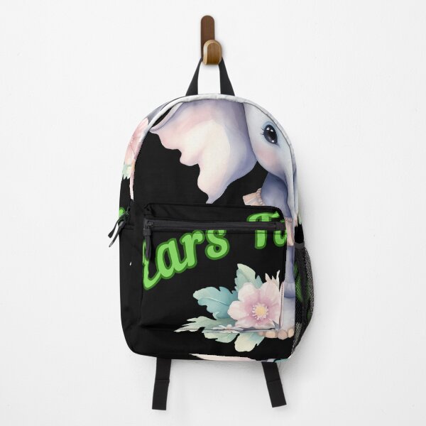 Item preview, Ears For Cheers. elephant portrait designed and sold by ElephantVibes.