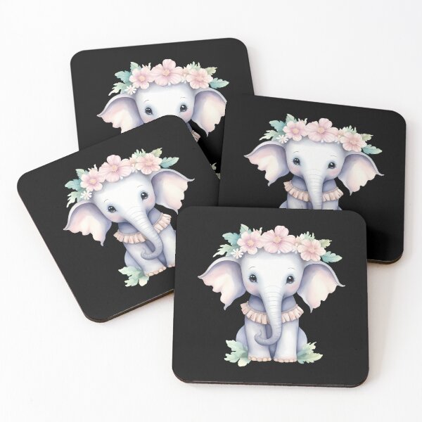 Item preview, Flower Elephant designed and sold by ElephantVibes.